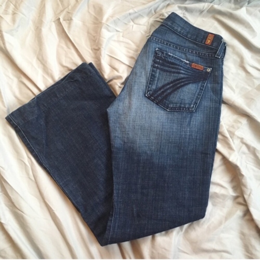 Seven for all mankind wide leg jeans